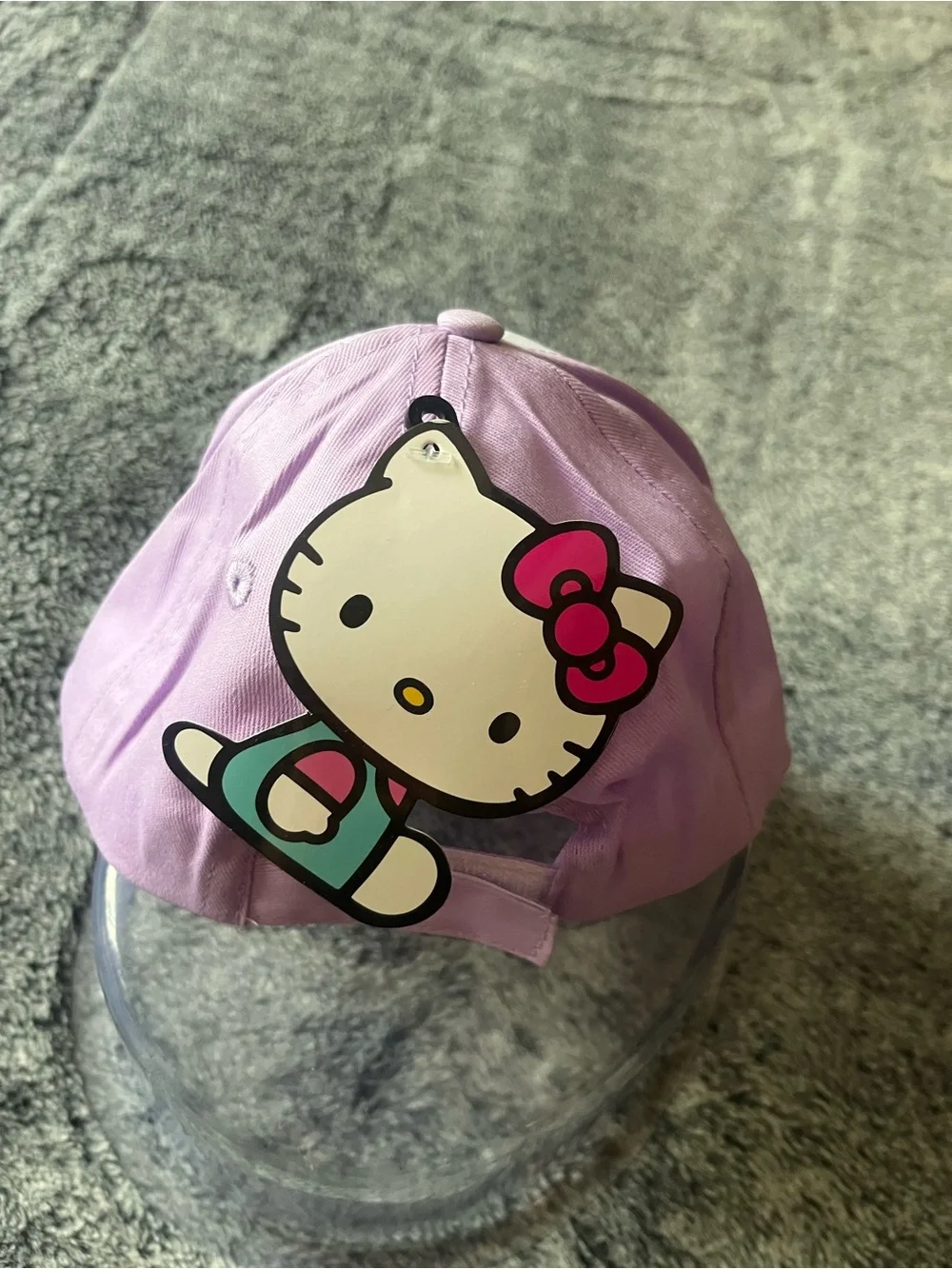 Hello Kitty Pastel Pink Graphic Baseball Cap